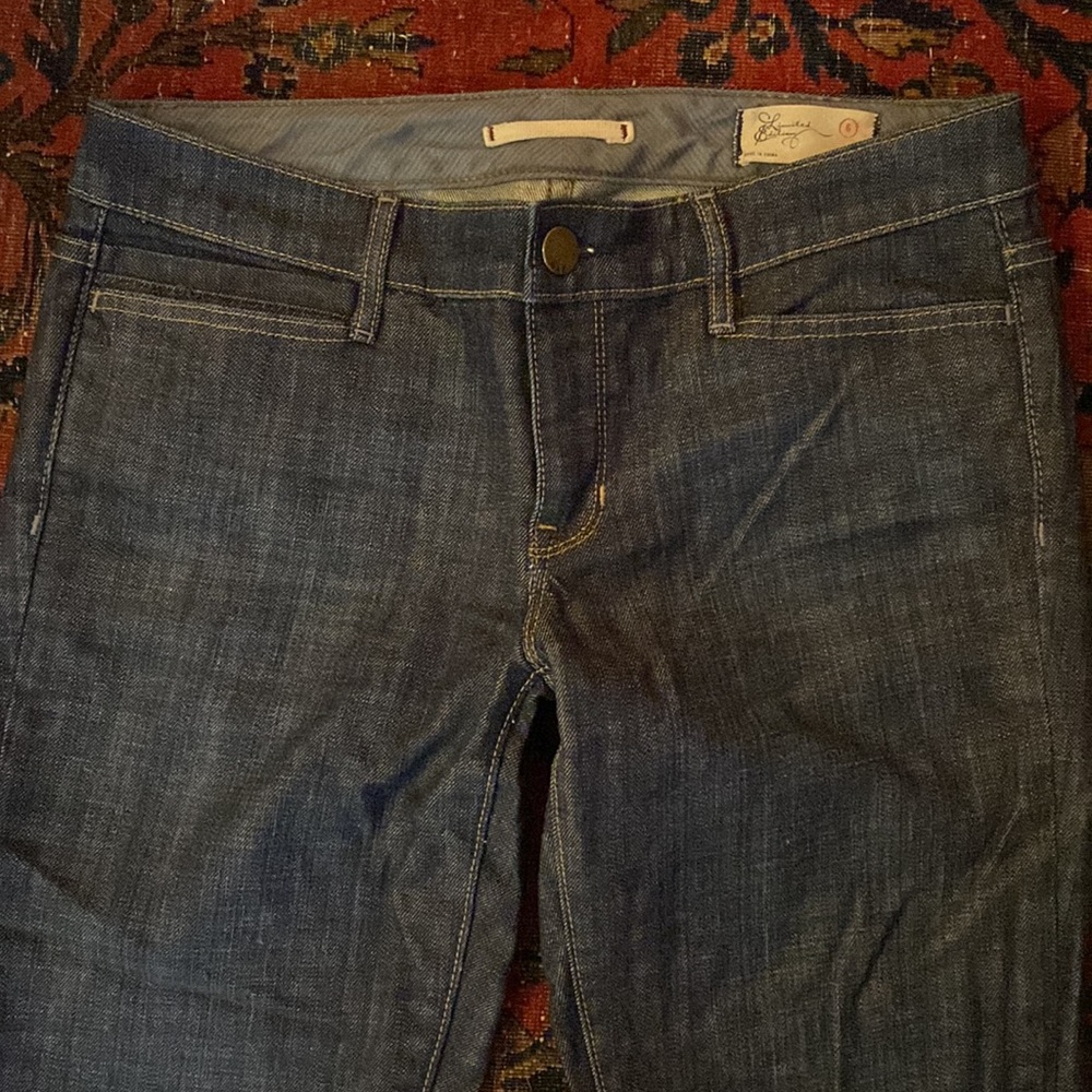 Bootcut Denim Slacks - image 4